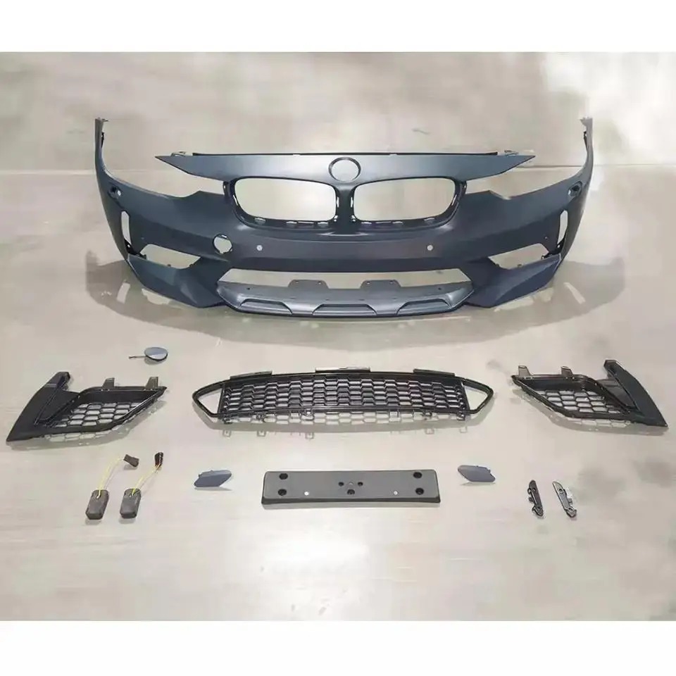 For  F30 Body Kit for Upgrade M3 Model Includes M3 Front Bumper Fenders Side Skirts Rear Spoilers in 6000k Color Temperature